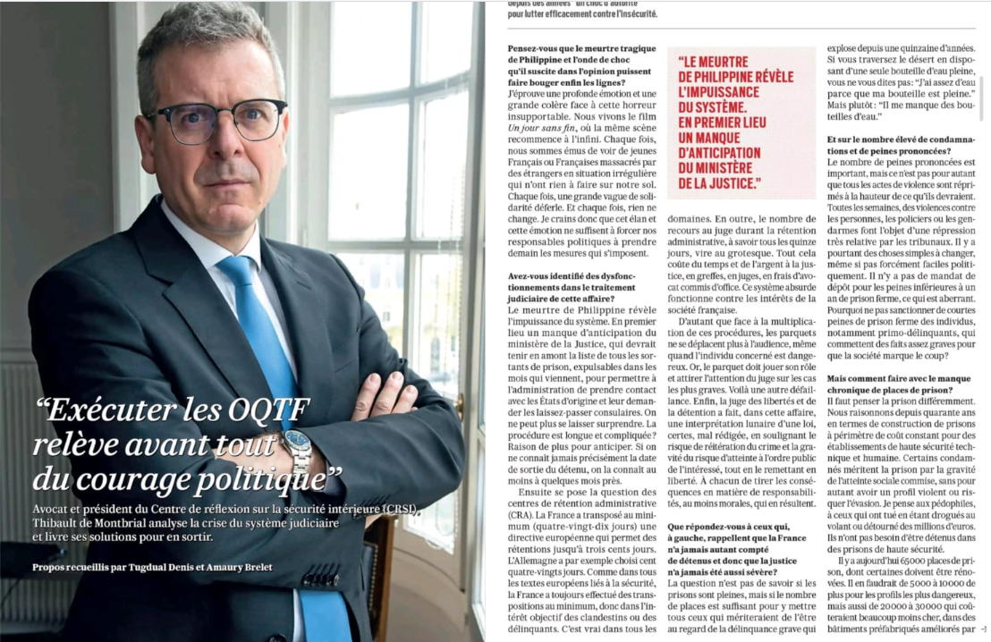 thibault de montbrial dans valeurs actuelles